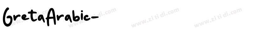 GretaArabic字体转换