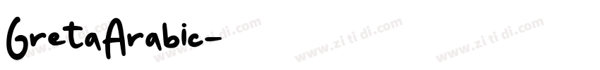 GretaArabic字体转换
