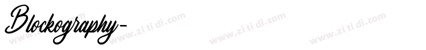 Blockography字体转换