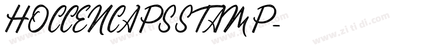 HOCCENCAPSSTAMP字体转换