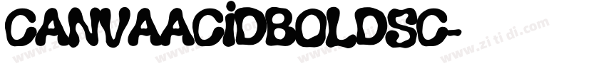 CanvaAcidBoldSC字体转换