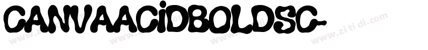 CanvaAcidBoldSC字体转换