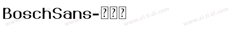 BoschSans字体转换