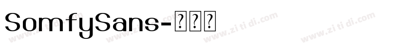 SomfySans字体转换 SomfySans字体转换