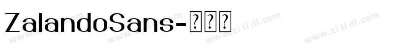 ZalandoSans字体转换