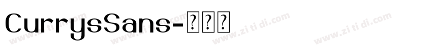 CurrysSans字体转换