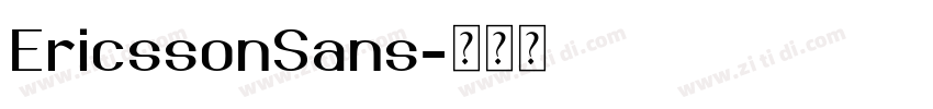 EricssonSans字体转换