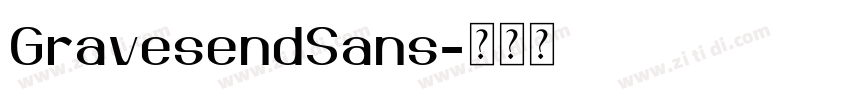GravesendSans字体转换