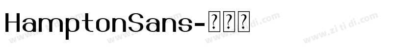 HamptonSans字体转换