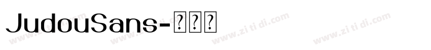 JudouSans字体转换