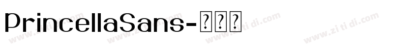 PrincellaSans字体转换