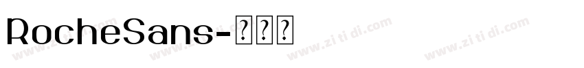 RocheSans字体转换