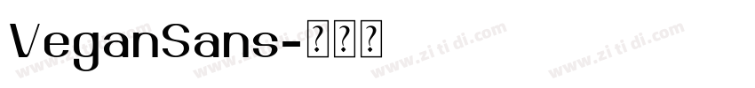 VeganSans字体转换