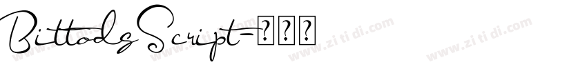 BittodsScript字体转换 BittodsScript字体转换