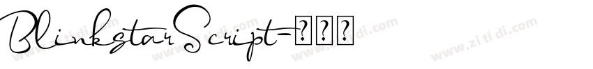 BlinkstarScript字体转换 BlinkstarScript字体转换