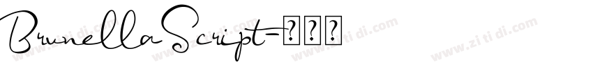 BrunellaScript字体转换