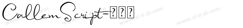 CallemScript字体转换