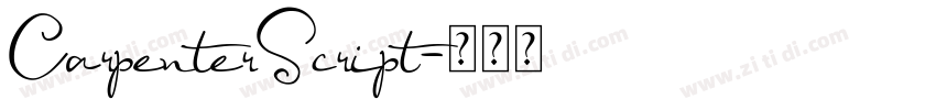 CarpenterScript字体转换