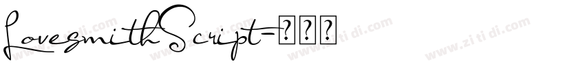 LovesmithScript字体转换
