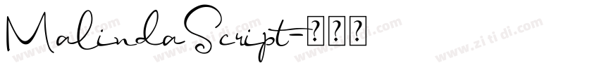 MalindaScript字体转换