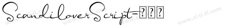 ScandiloverScript字体转换