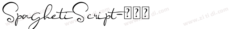 SpaghetiScript字体转换