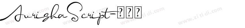 AurishaScript字体转换