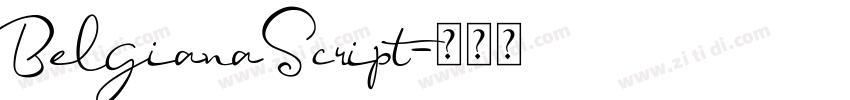 BelgianaScript字体转换 BelgianaScript字体转换