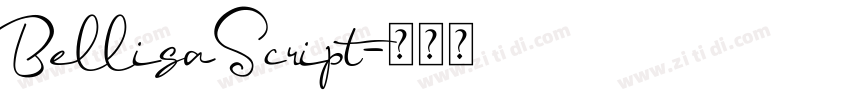 BellisaScript字体转换