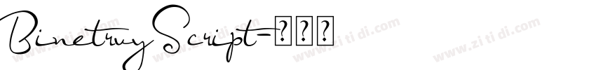 BinetruyScript字体转换
