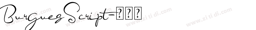BurguesScript字体转换 BurguesScript字体转换