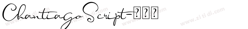 ChantiagoScript字体转换