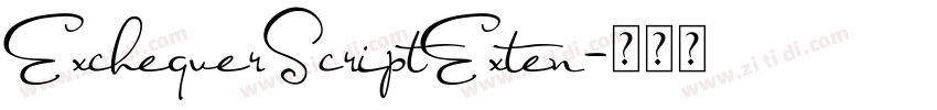 ExchequerScriptExten字体转换