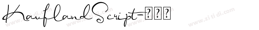 KauflandScript字体转换