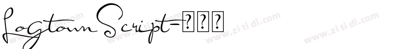 LogtownScript字体转换 LogtownScript字体转换