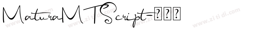 MaturaMTScript字体转换