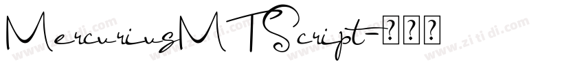 MercuriusMTScript字体转换 MercuriusMTScript字体转换