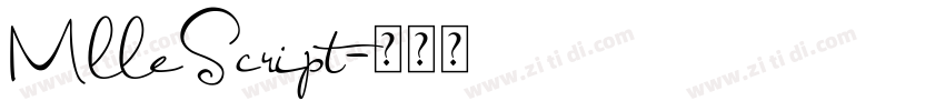 MlleScript字体转换