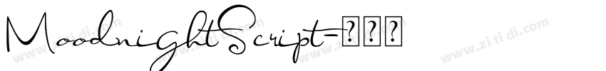 MoodnightScript字体转换