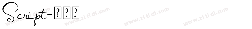 Script字体转换 Script字体转换