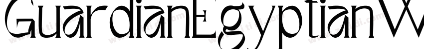 GuardianEgyptianWeb字体转换