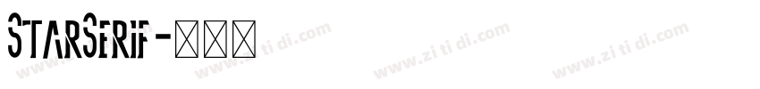 StarSerif字体转换