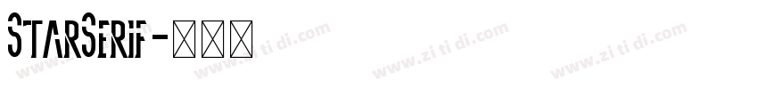 StarSerif字体转换