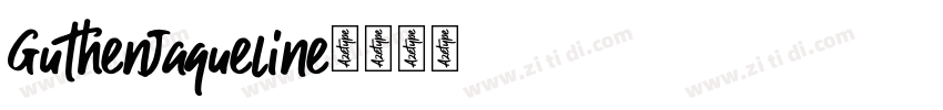 GuthenJaqueline字体转换
