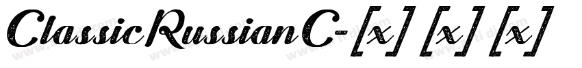 ClassicRussianC字体转换
