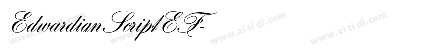 EdwardianScriptEF字体转换