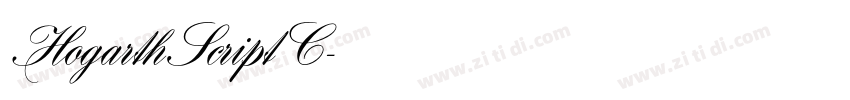 HogarthScriptC字体转换