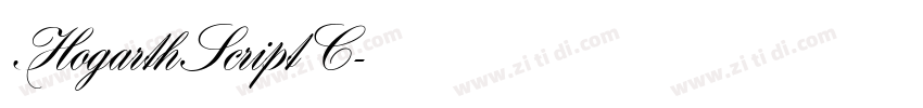 HogarthScriptC字体转换