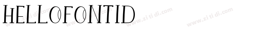 HelloFontID字体转换