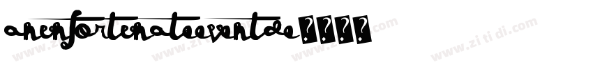 AnUnfortunateEventDe字体转换